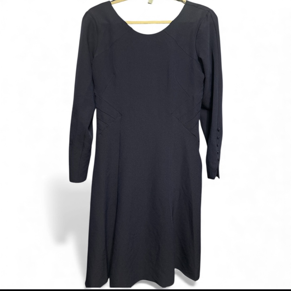 Tahari ASL Professional Long Sleeve Modest Length Dress.